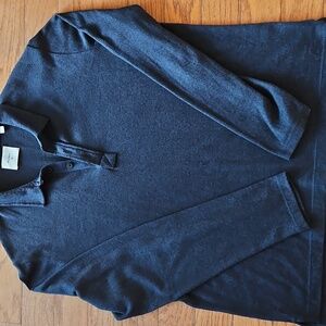 Billy Reid Long Sleeve Navy Polo Shirt (NEW $150) Sz XL